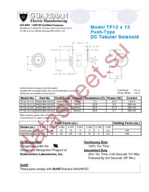 TP12X13-I-24D datasheet  